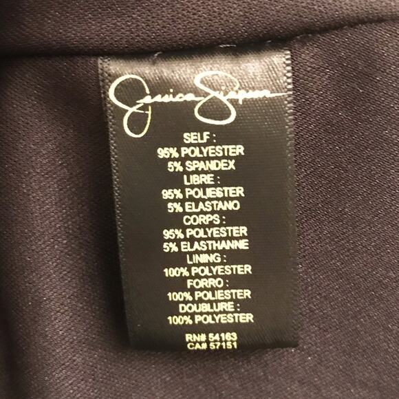 Jessica Simpson Keyhole Neckline Black Shift Dress Size 8 - Picture 5 of 7